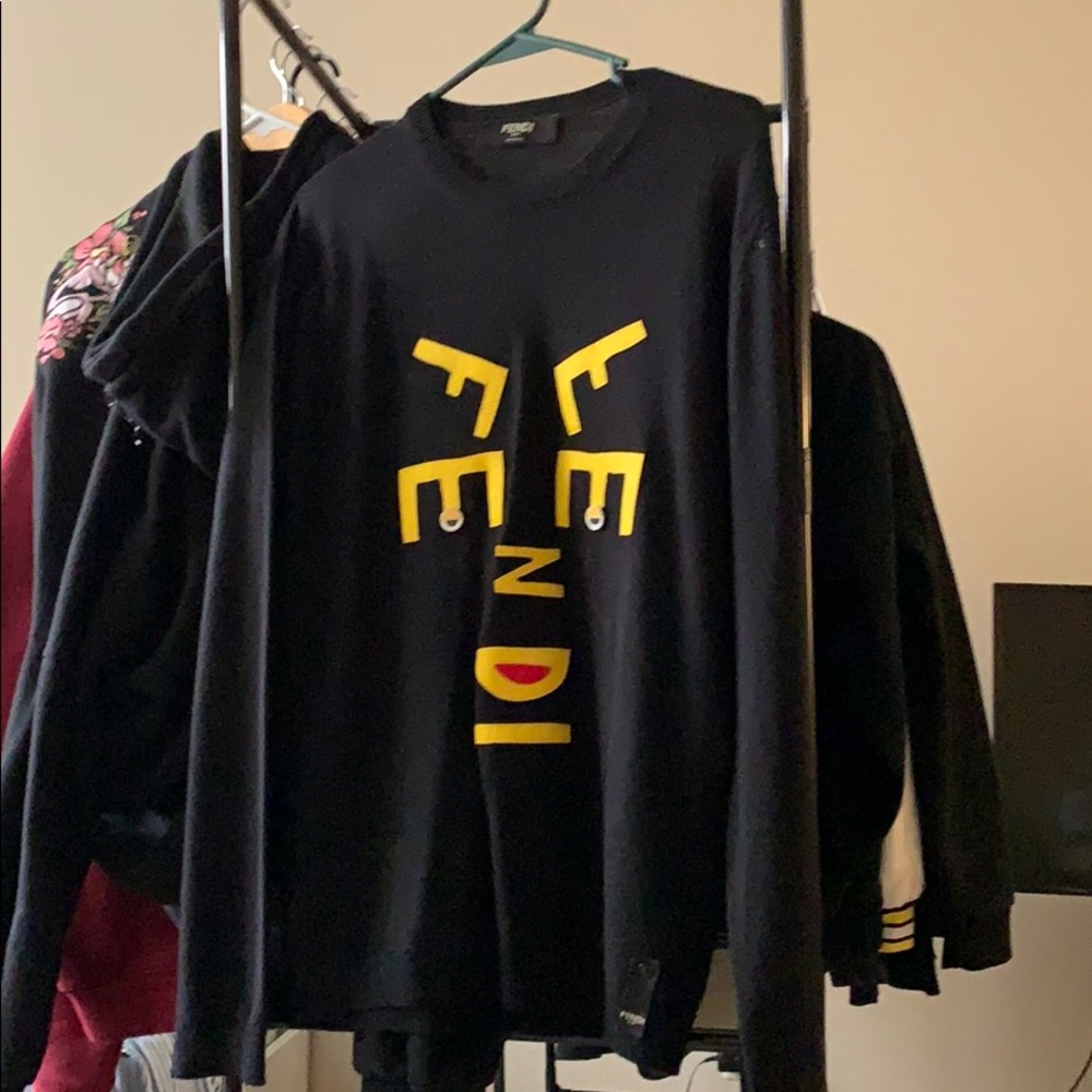 Fendi faces sweater
